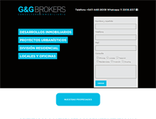 Tablet Screenshot of gygbrokers.com